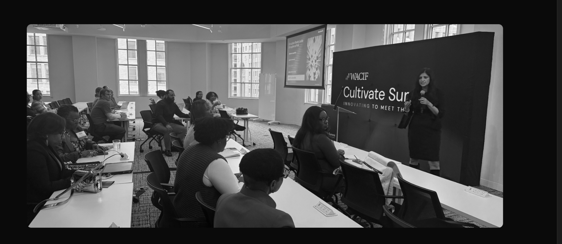 Seema Alexander speaking at WACIF Cultivate Summit